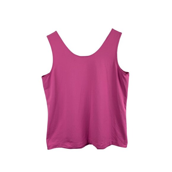 Chicos Pink Sleeveless Tank Top Size 2 Nylon/Spandex - Picture 2 of 3